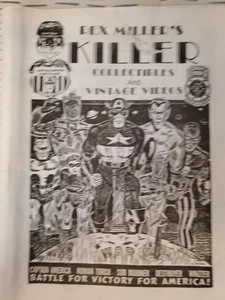 1980s Rex Miller's Killer Collectibles & Vintage Videos Catalog RARE 120+ Pages - Foto 1 di 24
