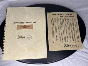 Allen Manuale proprietario organo ADV 1000 2000 serie 3000 e libreria schede tono - Foto 1 di 8