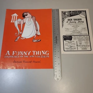 1965 A FUNNY THING HAPPENED ON WAY Stage Play Program & Playbill -Columbus, OH. - Picture 1 of 14