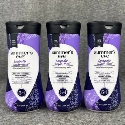 Summer's Eve Lavender Night-time Daily Refreshing Feminine Wash, pH Balanced 3ct - Image 1 of 4