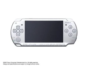 PSP 2000 2001 Silver PSP Slim Portable System Very Good - Picture 1 of 3