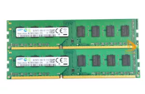 Samsung Memory RAM 2X8GB PC3 10600U 2RX8 DDR3 1333MHz 240PIN DIMM Desktop 16GB" - Picture 1 of 11