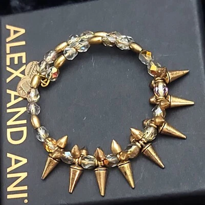 Alex And Ani Rock And Raw Spiked Wrap Bracelet - Image 1 of 4