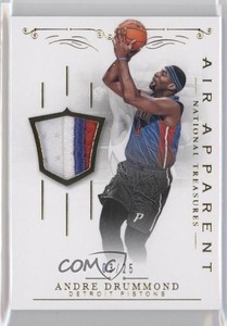 2013 Panini National Treasures Air Apparent Materials Prime /25 Andre Drummond