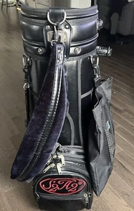 Vintage Callaway Big Bertha S2H2 Leather Staff Golf Bag W/ Rain Cover VGUC - Picture 1 of 10