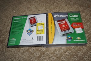 Performance Memory Card Set Of 3 (Nintendo 64 N64) w/ Case GREAT Shape