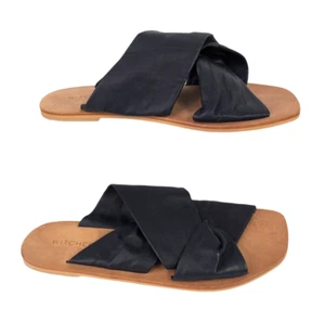 Witchery Oakley Night Sky Navy Slides size Au6/Eu37 - Picture 1 of 8