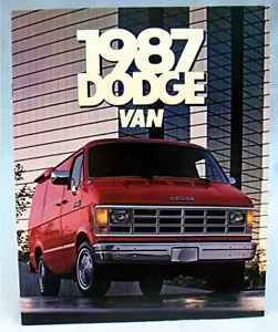 Oldtimer 1987 Dodge Van Werbeprospekt **3/25** - Bild 1 von 5