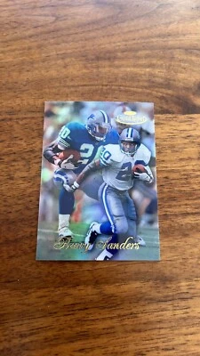 1998 Topps Gold Label Barry Sanders Detroit Lions #100 - Image 1 of 2