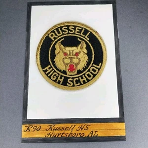 Parche Russell High School Hurtsboro AL Alabama 3" - Imagen 1 de 3