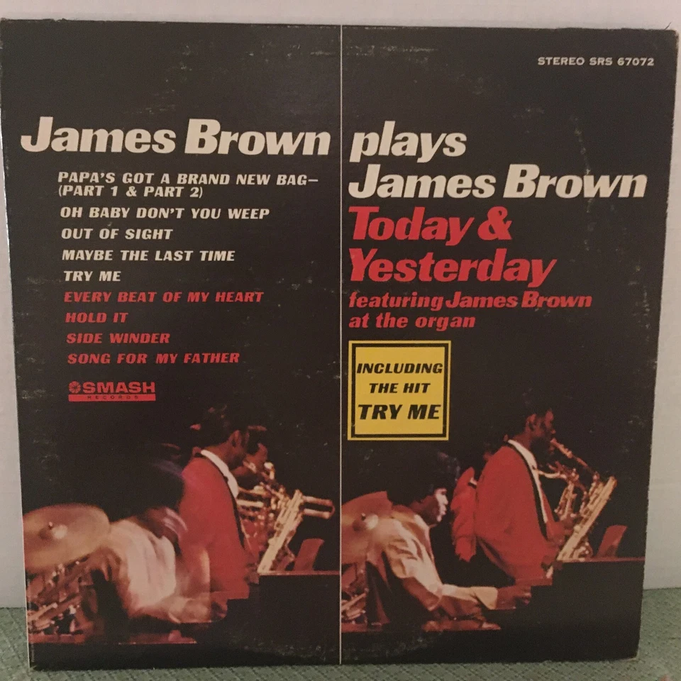 James Brown Plays James Brown Today & Yesterday LP  Smash 1965 - Image 1 of 4