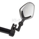 fully adjustable road bicycle rear mirrors clear view bar end PETAL silver