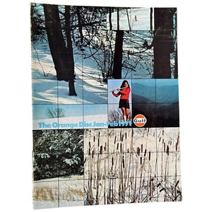 Vintage Gulf Oil Company The Orange Disc 1971 Magazine Petroliana Softcover - Picture 1 of 5