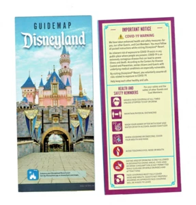 1 Disneyland Park Guide Maps JUNE 2021 CASTLE DLP-060421-ENG - Picture 1 of 1