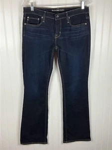 Big Star Jeans Women's 30 Remy Boot Dark Wash Blue Stretch Denim Western Cowgirl - Picture 1 of 11