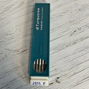 Berol 2375 Turquoise Eagle DrawingLeads Vintage Pack 11 Of 12 Leads Partial Pack - Afbeelding 1 van 10