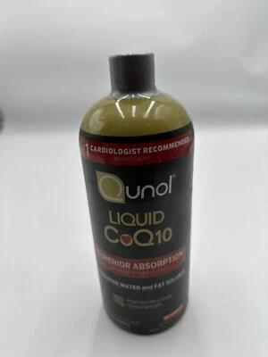 Qunol Líquido CoQ10 Suplemento Natural Absorción Superior 100mg -30,4oz - 12/24 Foto 1 de 3