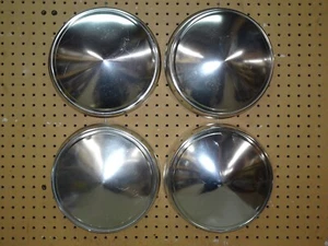 4 Factory original 1975 Chevy Chevelle Nova Impala dog dish poverty hubcaps - Picture 1 of 21