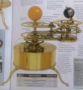Sonne Erde Mond Modell Mondzyklus Lehrmodell Astronomie mechanisch/elektrisch  - Bild 1 von 15