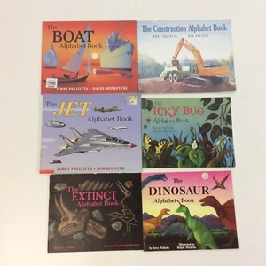 Jerry Pallotta Preschool Kindergarten 1st Grade Reader 6 Picture Book Lot - Imagen 1 de 4