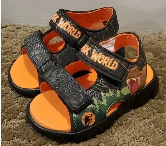 Baby Toddler Boys JURASSIC WORLD T-Rex Dinosaur Sandals Size 5 6 7 8 9 10 NWT - Image 1 of 1