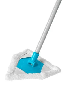 Telescopic Triangle Mop Microfibre Bathroom Kitchen Shower Tile Glass Cleaning - Picture 1 of 5