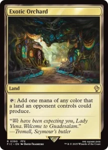 x4 casi nuevo (juego) Exotic Orchard, Magic The Gathering, Final Fantasy Commander, Magic, 390 - Imagen 1 de 1