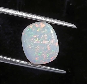 Natural Certified 6.00 Ct Ethiopia White Fire Opal Oval Cut Loose Gemstone 4AUQ - Picture 1 of 6