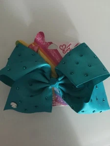 JoJo Siwa Large Blue Stoned Signature Hair Bow great gift~! - Picture 1 of 4