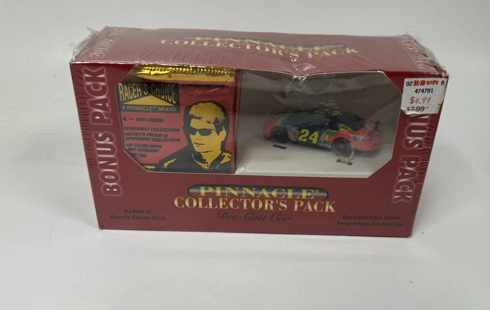 VTG 1996 Pinnacle Racers Choice NASCAR Racing Cards + Die Cast Car ! VHTF (LBC4) - Image 1 of 4