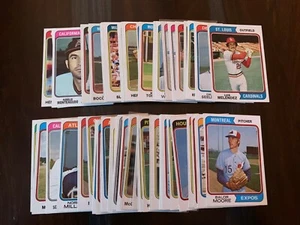 1974 TOPPS CARDS #1 thru #660 - PICK ANY - UPDATED 07/11/24 - Bild 1 von 184