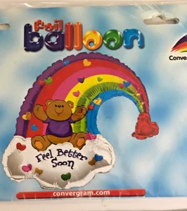 Get Well Soon Helium Holographic Foil Balloon 18 Inch Lot Of 5 - Bild 1 von 6