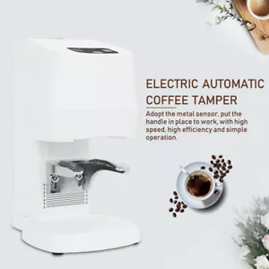Coffee Tamper 58mm Automatic Tamper Espresso Tamper White 110V Cafe Commercial - Picture 1 of 12