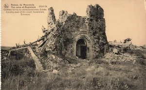 WW1 Ruins of Moorslede Belgium Postcard Photo c1918 Count Dunolstein *Ab13b - Picture 1 of 2