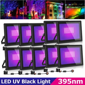 100W LED UV Ultraviolet Flood Light Blacklight IP66 Stage Light Glow in The Dark - Picture 1 of 17