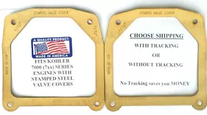 2 Valve Cover Gaskets fit Kohler 7000 Series 7xx With Stamped Steel Covers -USA- - Picture 1 of 11
