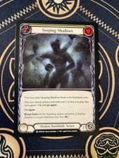 GKHN ~ Seeping shadows (Yellow) Rare monarch 1st edition NM Flesh And Blood TCG