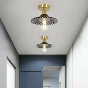 Glass Ceiling Lighting Hallway Ceiling Lights Balcony Lamp Bedroom Ceiling Light - Picture 1 of 4