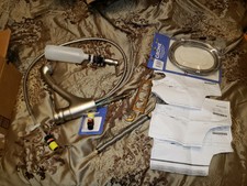 damaged grohe kitchen faucet brushed nickle with extra parts