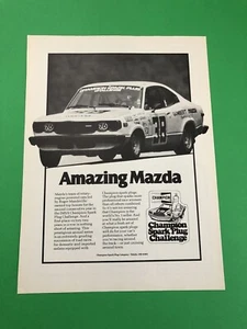 MAZDA RX-3 RX 3 IMSA ORIGINAL VINTAGE PRINT AD ADVERTISEMENT PRINTED - Picture 1 of 1