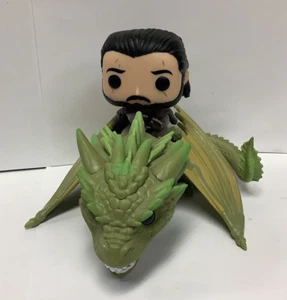 Funko Pop 67 Game of Thrones Jon Snow & Rhaegal Dragon Rides ohne Karton - Bild 1 von 4