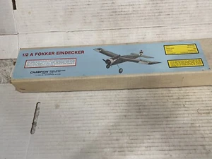 Champion : 1/2 A Fokker Eindecker Model Airplane: 36” Wingspan - Picture 1 of 12