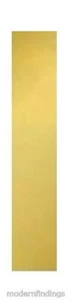 BRASS SHEET  24GA,  1" X 8" ( SOFT ) YELLOW SOLID BRASS, CRAFT ,MADE IN USA - Picture 1 of 1