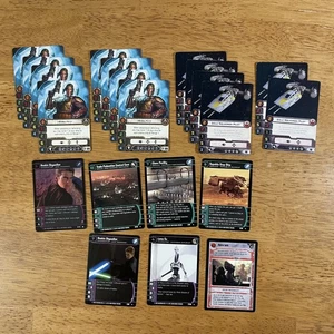 🪙 Star Wars: TCG Miniatures X-Wing Pilot CCG Boba Fett Lama Su Anakin Skywalker - Picture 1 of 10