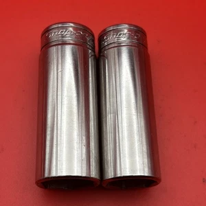 2 Snap On Deep Sockets 3/8" Dr 6 pt 3/4" & 11/16" - SFS221 SFS241 - Picture 1 of 4
