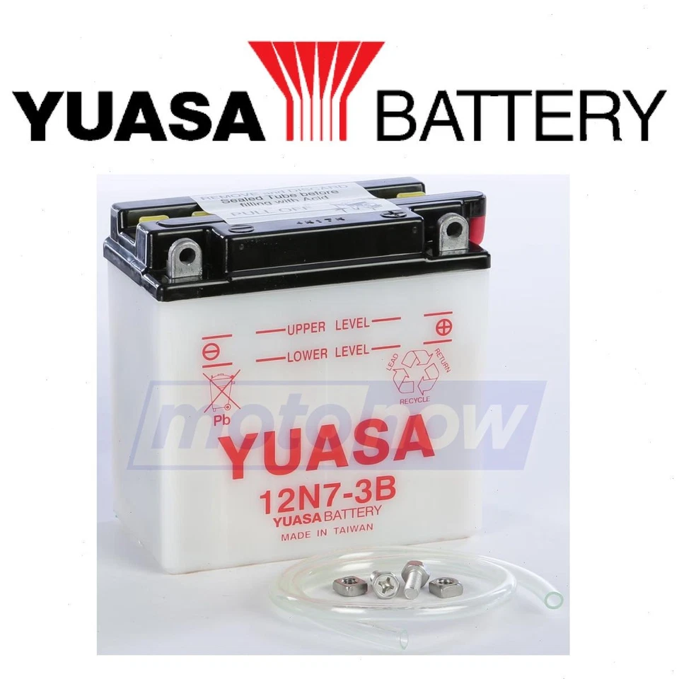 Yuasa Conventional 12V Battery for 1968-1969 Kawasaki W2SS Commander - nz Foto 1 de 4