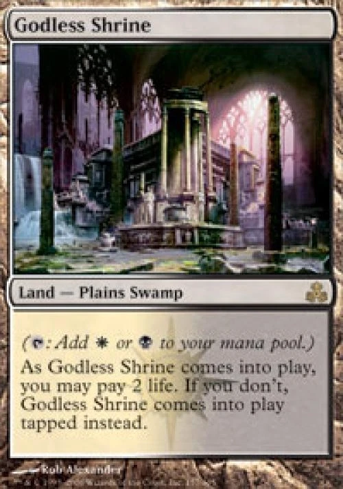 Godless Shrine - Medium Play MTG Guildpact - Image 1 of 1