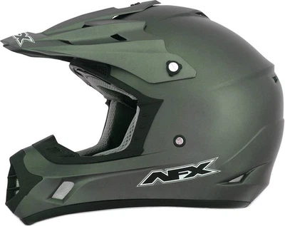 Casco liso AFX FX-17 Flat Olive Drab talla mediana Foto 1 de 2