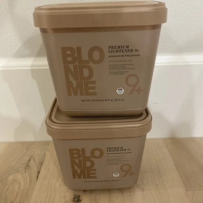 (2) Schwarzkopf BlondMe Premium Lightener 9+, 28.2 oz FREE SHIPPING - Image 1 of 4
