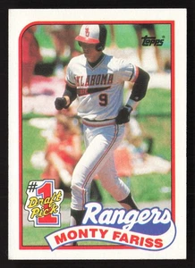 1989 Topps #177 Monty Fariss Texas Rangers - Picture 1 of 2